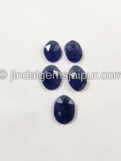Blue Sapphire Rose Cut Slices
